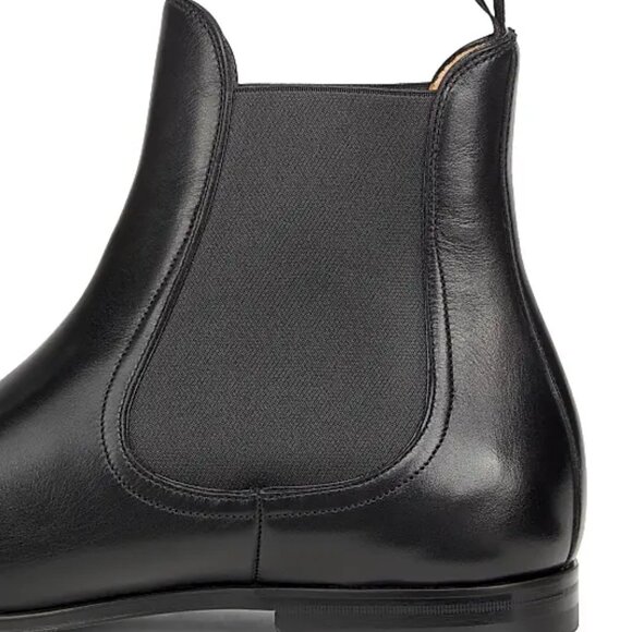Bally Men\'s Westley Grained Leather Chelsea Boots Black Size 7 main image 10